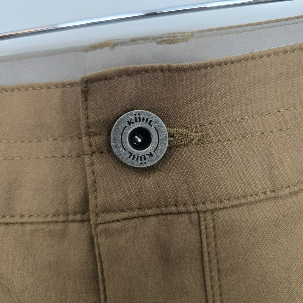 KÜHL Mens Outdoor Utility Renegade Shorts Size 32 Khaki Adventure Ready Hiking
